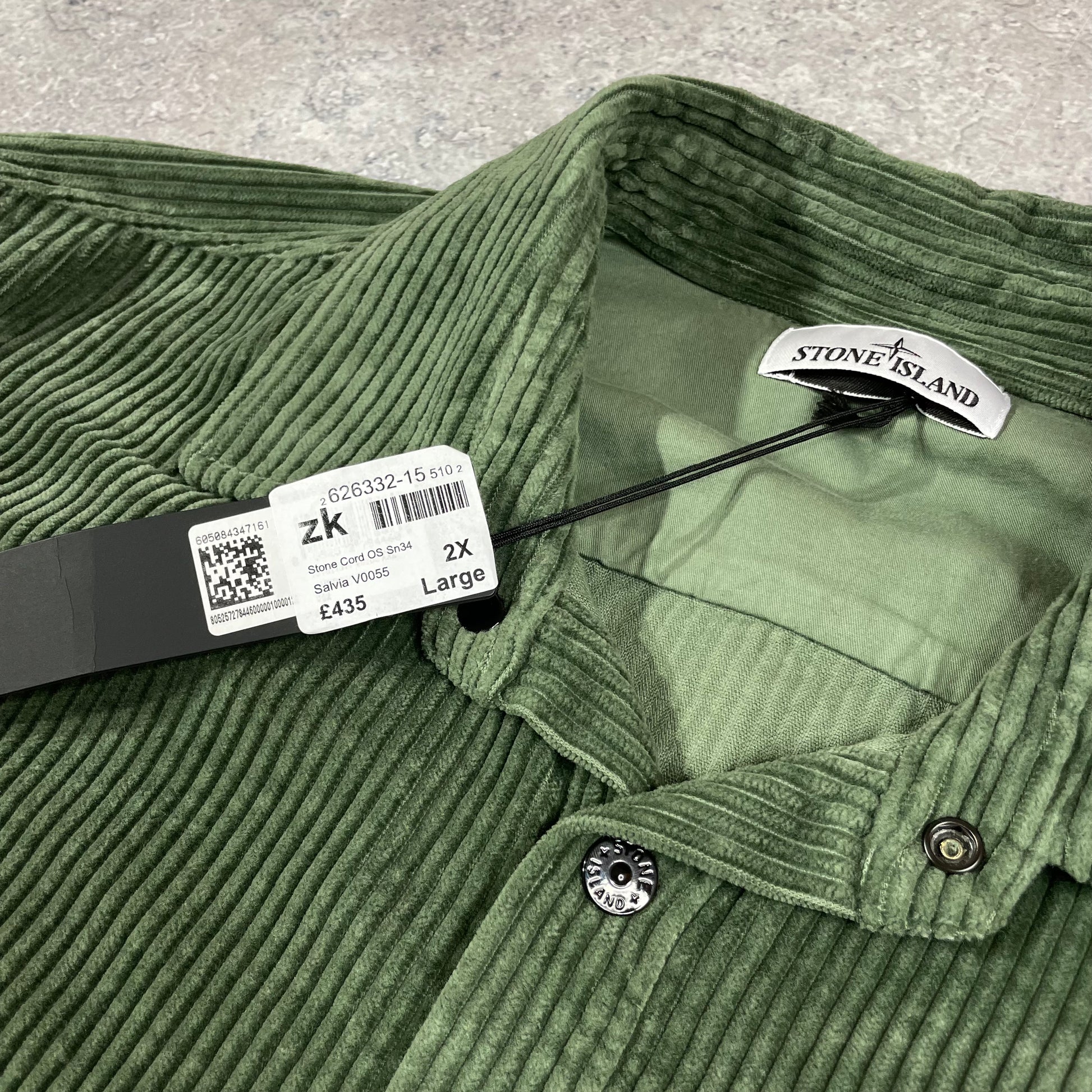 Stone island hotsell khaki shirt