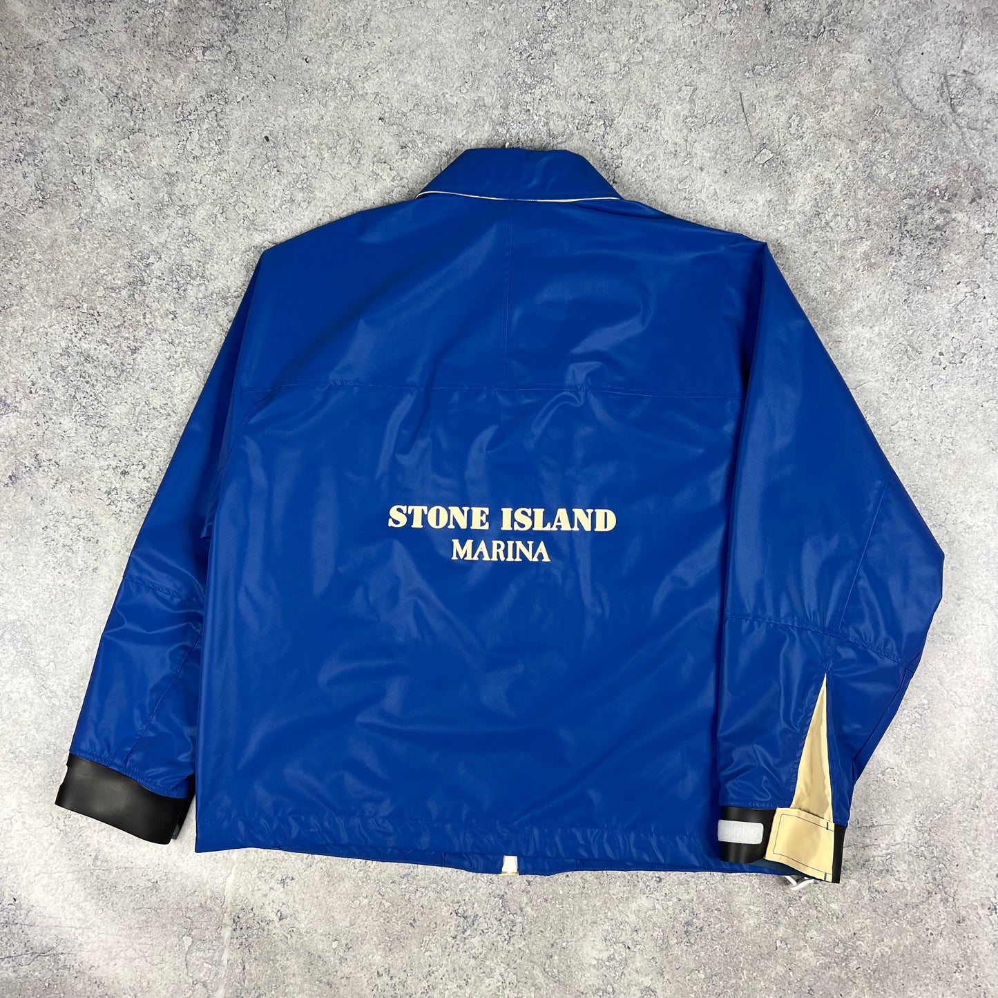 Stone Island Marina Plated Reflective Jacket Large 25.5” BNWT