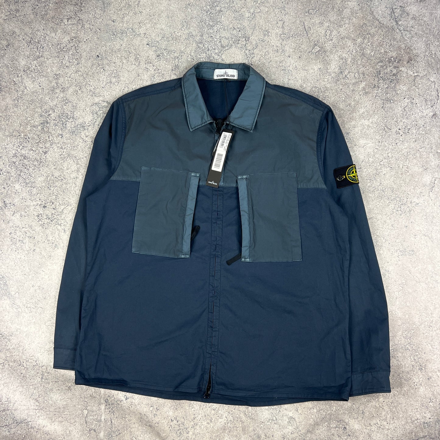 Stone Island Cotton/Mussola Gommata Overshirt XXL BNWT 26”