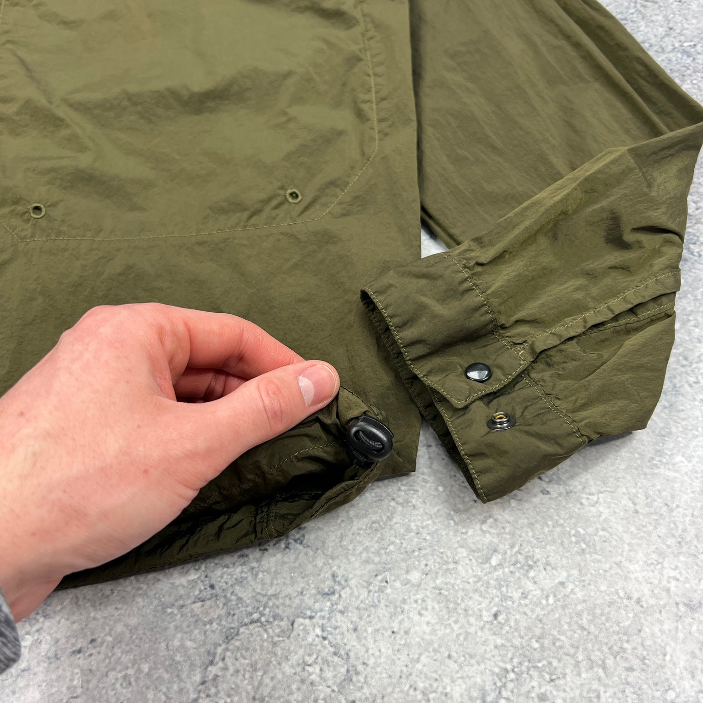 CP Company Chrome Khaki Lens Smock Medium 21”
