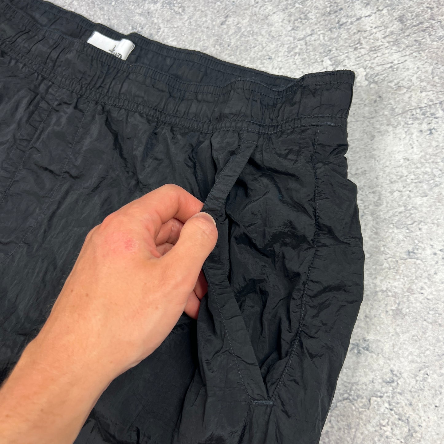 Stone Island Black Nylon Metal Swimshorts XXL W36-38