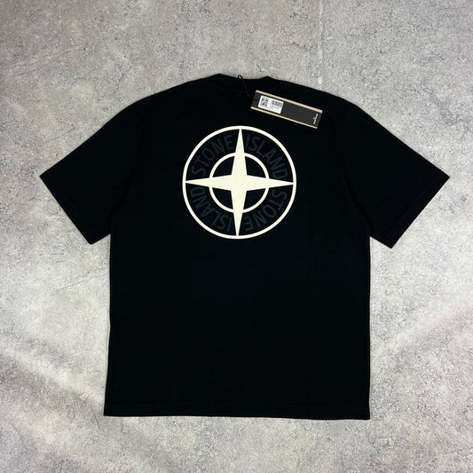 Stone Island Black Dial T-Shirt Medium 22” BNWT