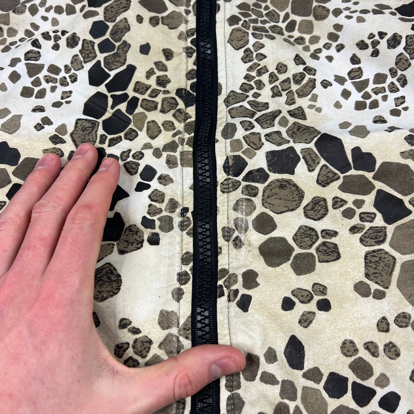 Stone Island Alligator Camo Jacket Large 23.5”