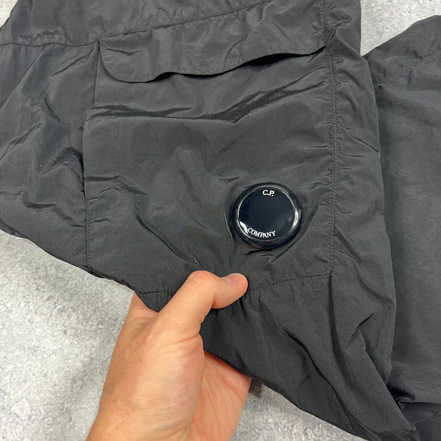 CP Company Black Chrome Lens Cargos W34”