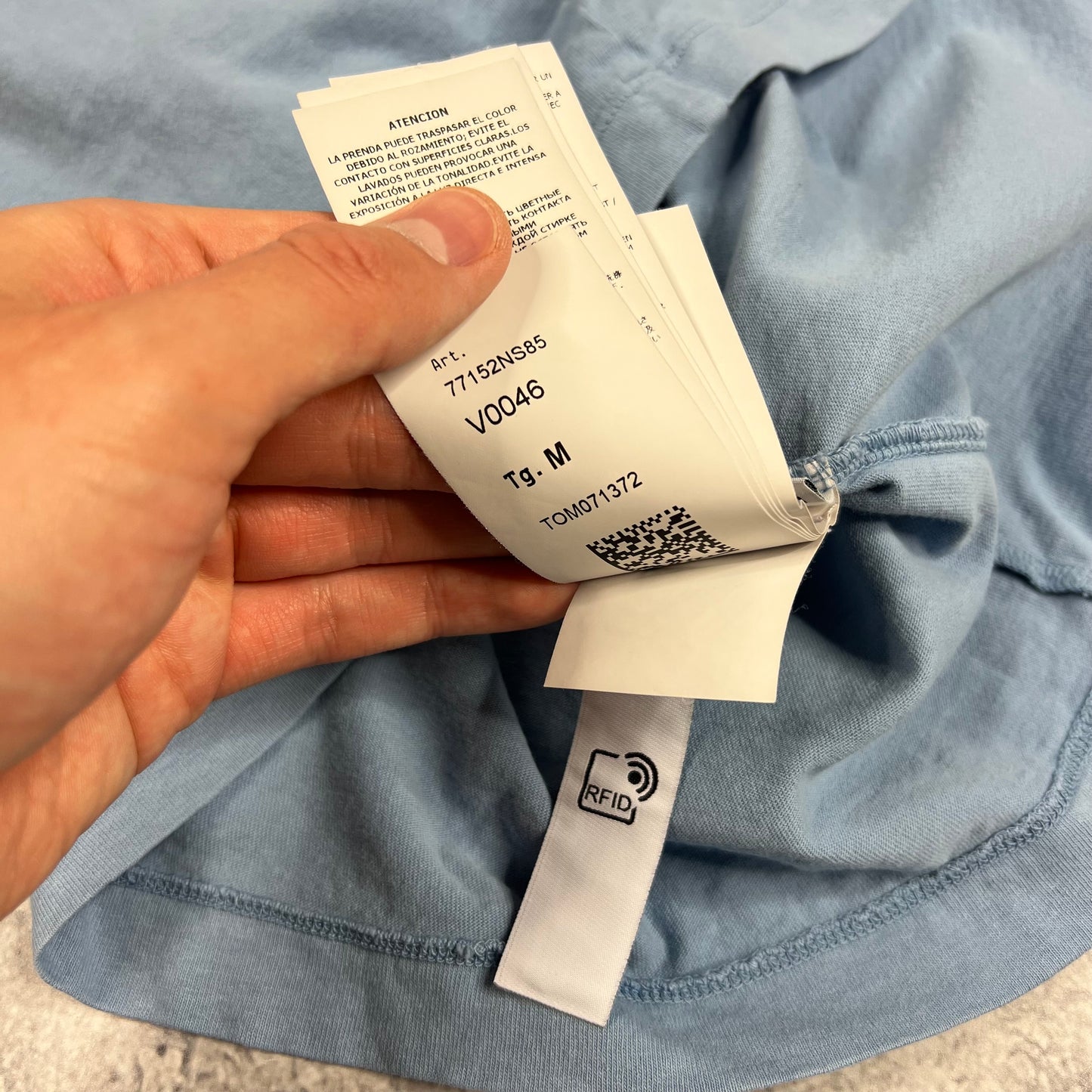 Stone Island Blue Mosaic T-Shirt Medium 20”