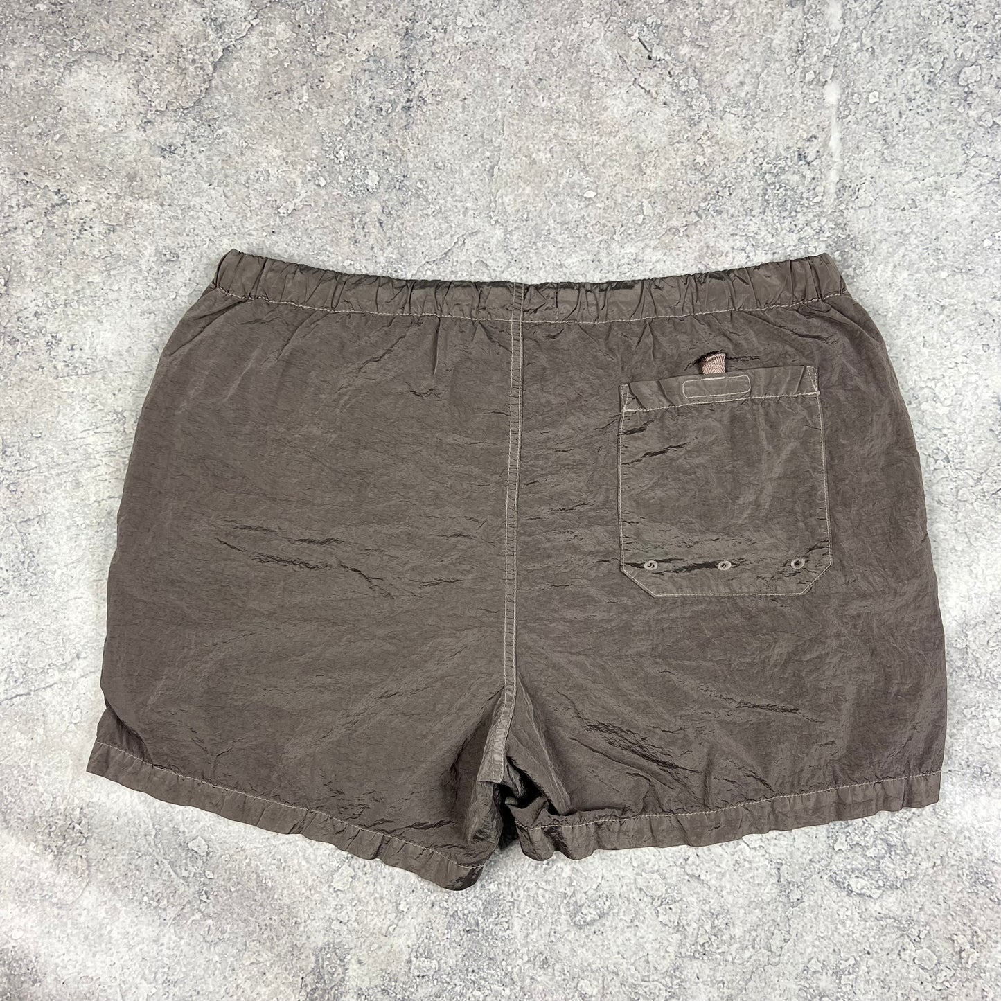 Stone Island Dark Pink Nylon Metal Shorts Large 32-34”
