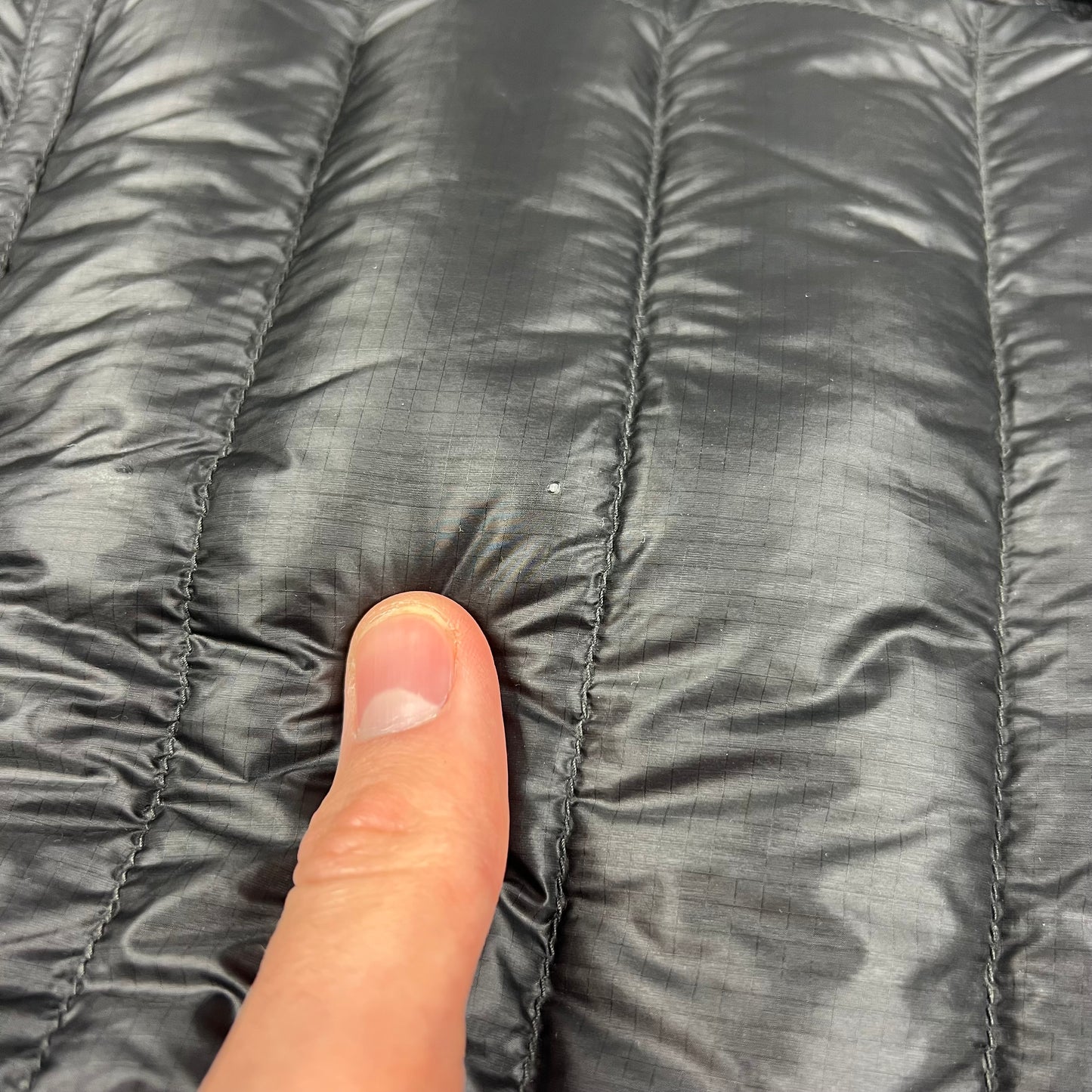 CP Company Black DD Shell Down Lens Gilet Large 22.75”