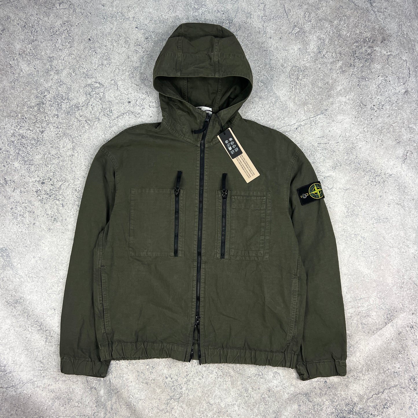 Stone Island Khaki Ripstop Jacket BNWT