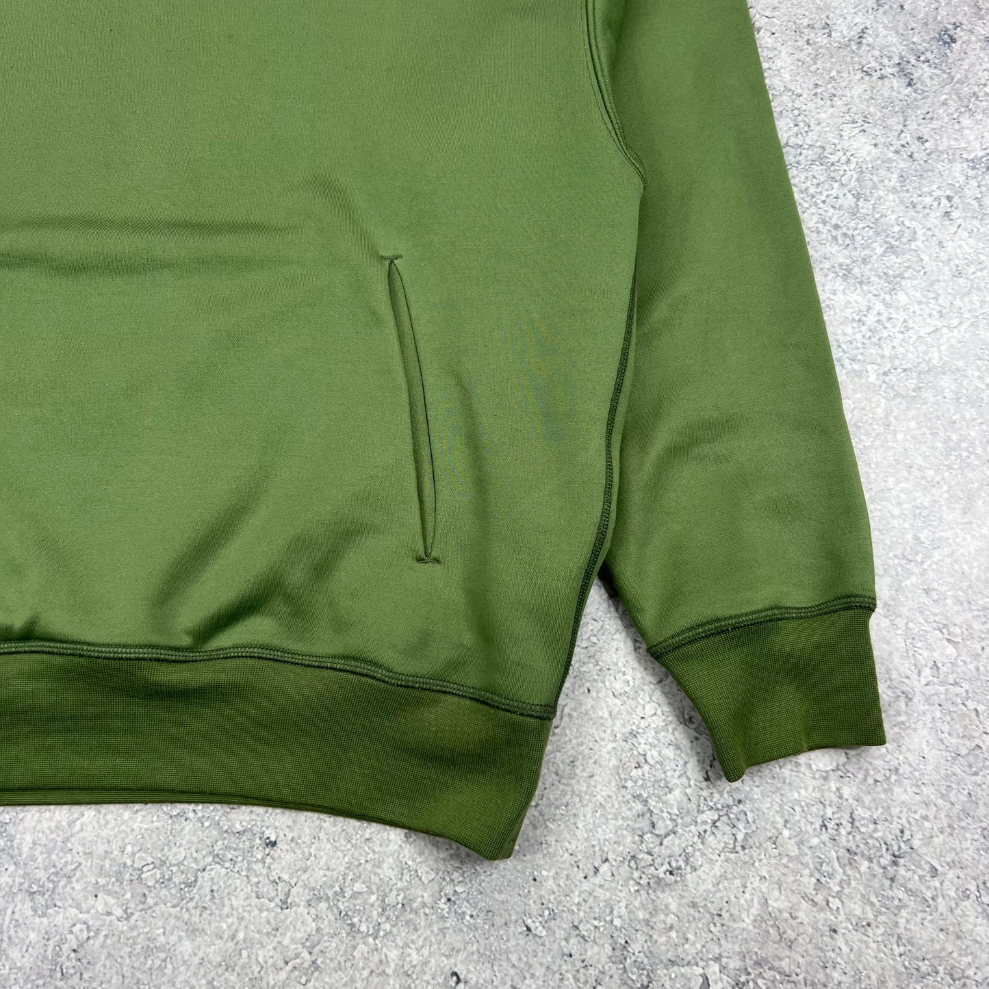 Stone Island Green Nylon Micro Dot Hoodie Medium 24”