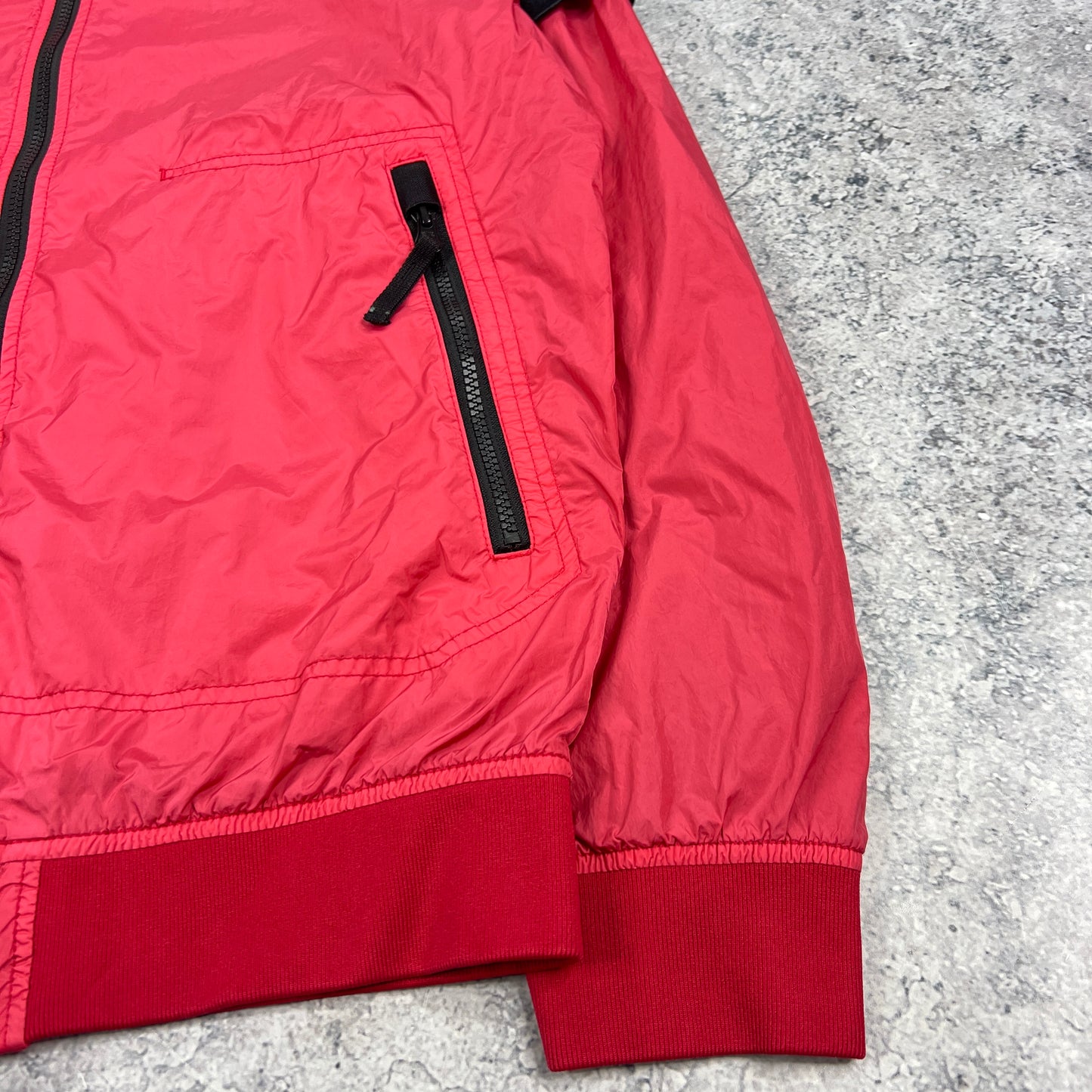 Stone Island Pink Crinkle Reps Jacket Large 22.5”