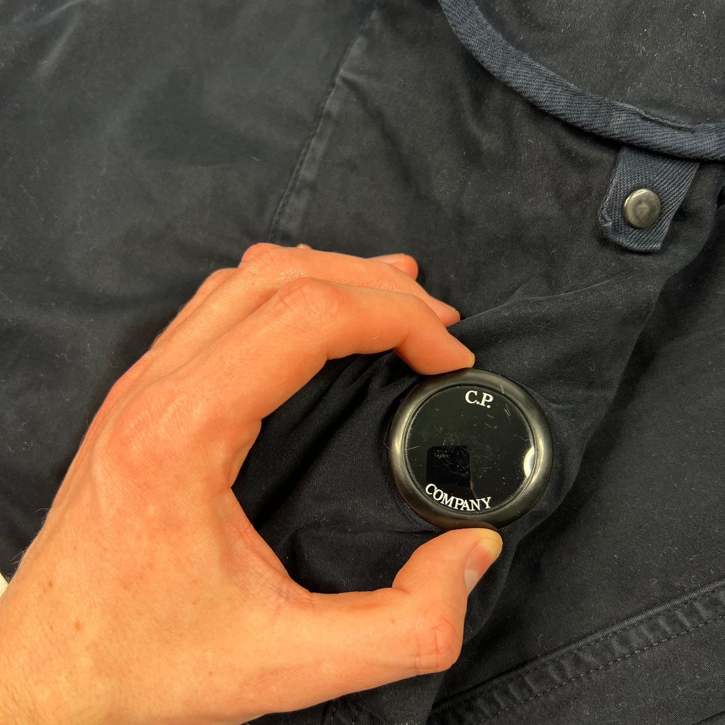 CP Company Navy Lens Cargo Trousers Size 50- W34-35”