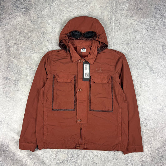 CP Company Flatt Nylon Goggle Jacket Large 23.75” BNWT