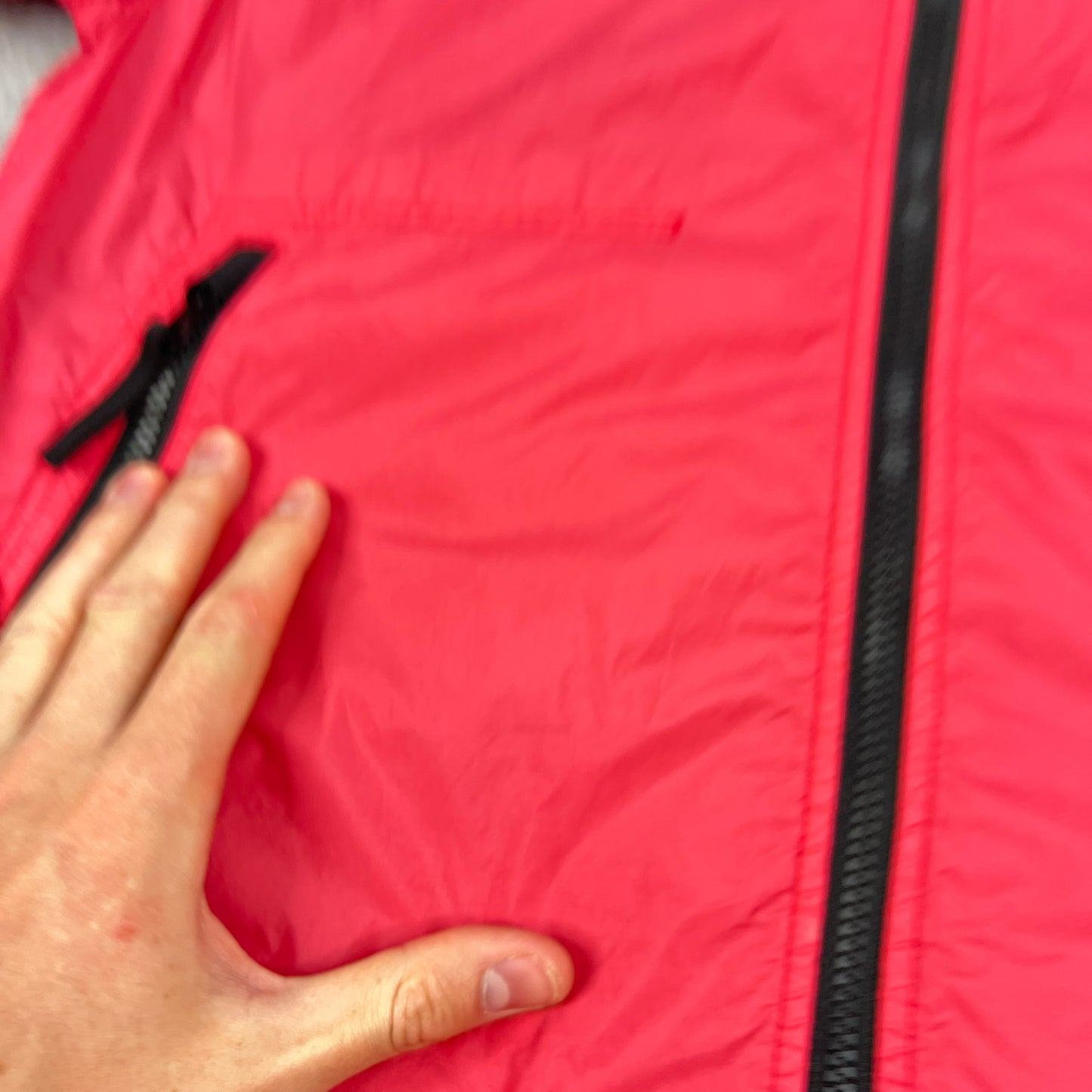 Stone Island Pink Crinkle Reps Jacket Large 22.5”