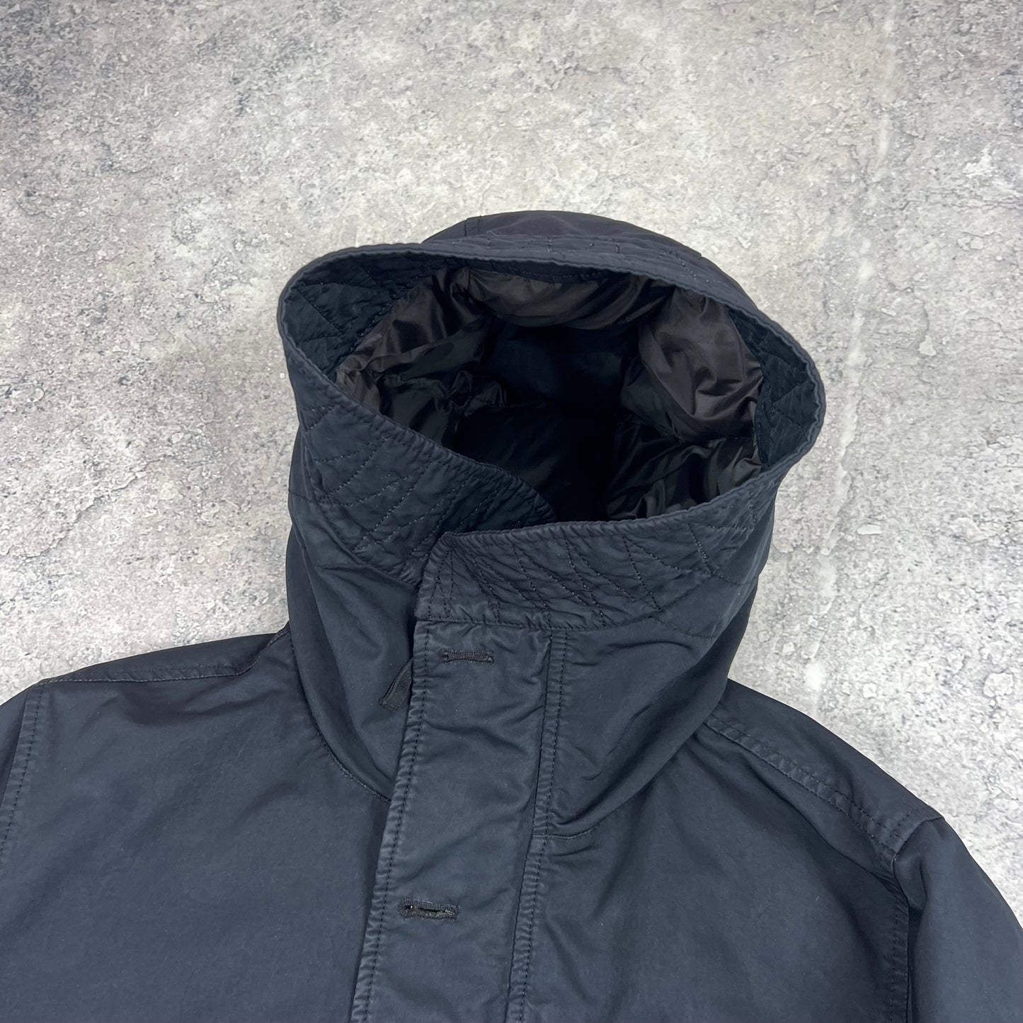 Stone Island Navy David Down TC Jacket Large 24”