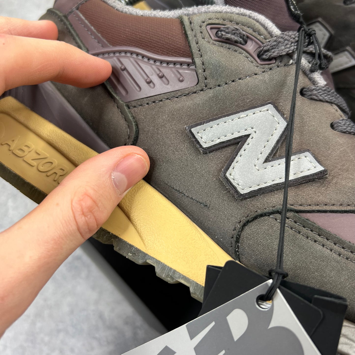 Stone Island x New Balance 998 Trainers UK8.5