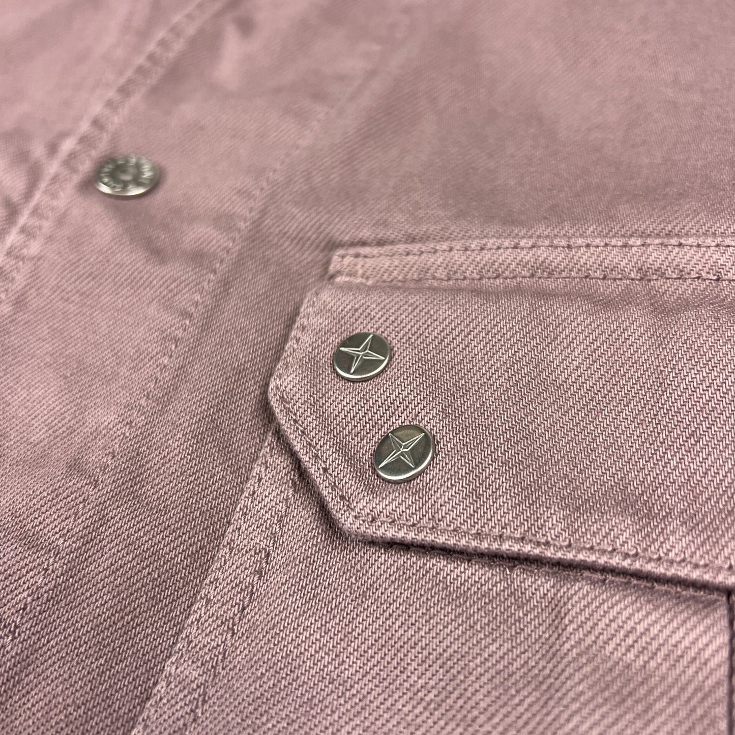 Stone Island Light Bull Denim Indigo Jacket Medium 22.75” BNWT