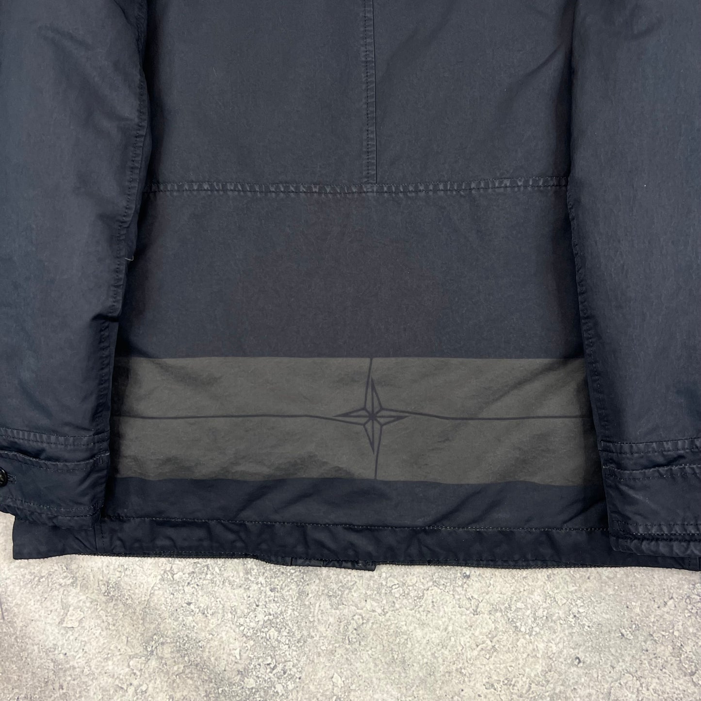 Stone Island Navy David Down TC Jacket Large 24”