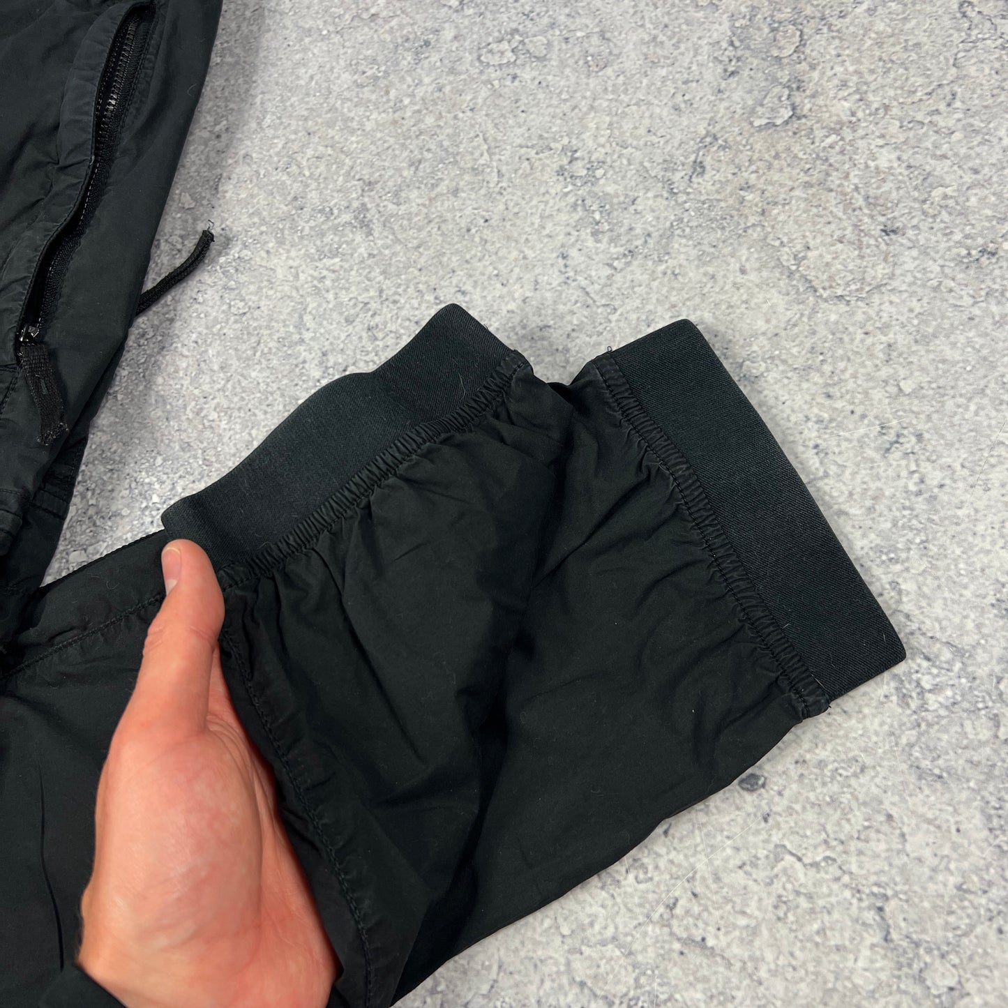 Stone Island Black Parachute Cargo Trousers W32”