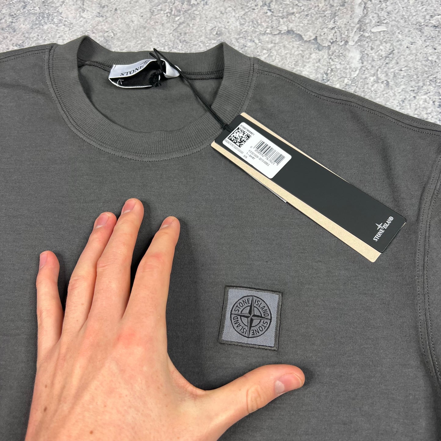 Stone Island Charcoal Oversized T-Shirt Small 22” BNWT