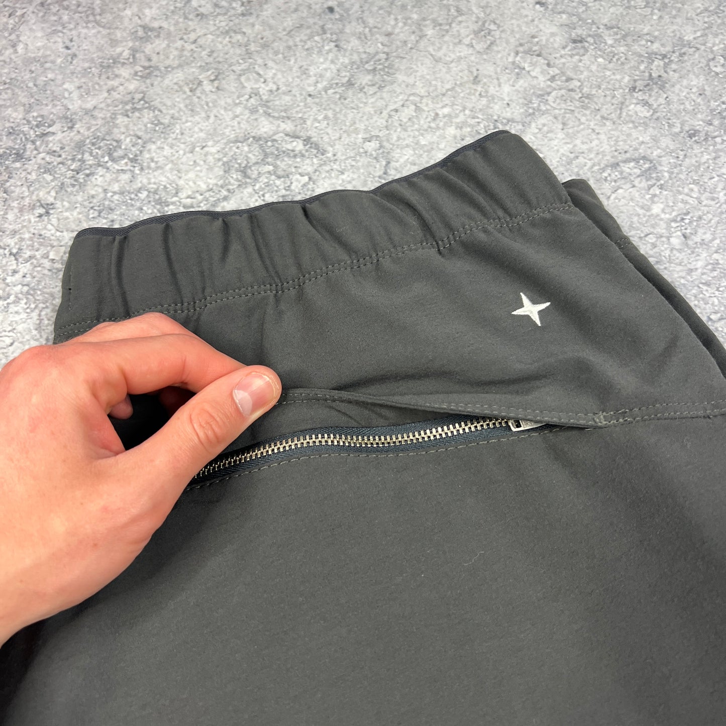 Stone Island Dark Grey Stellina Cargo Trousers W38-40”