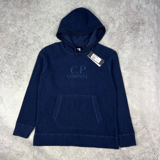 CP Company Navy Fleece Hoodie Large 23” BNWT