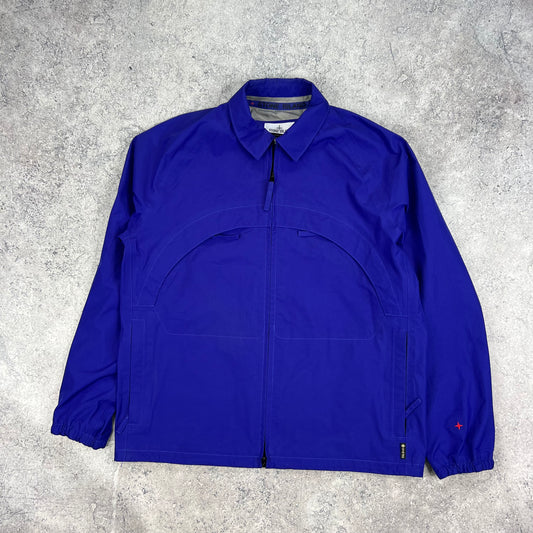 Stone Island Marina Blue Goretex Jacket XL 24.5”