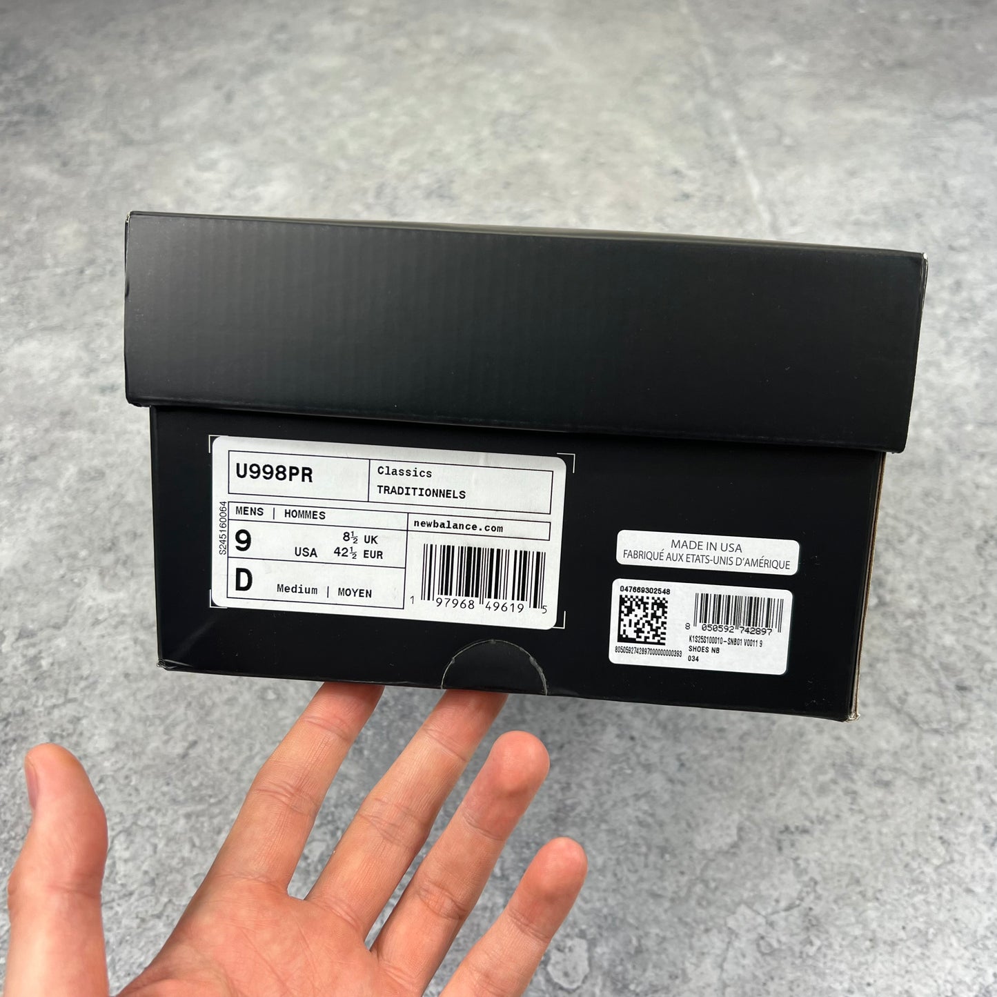 Stone Island x New Balance 998 Trainers UK8.5