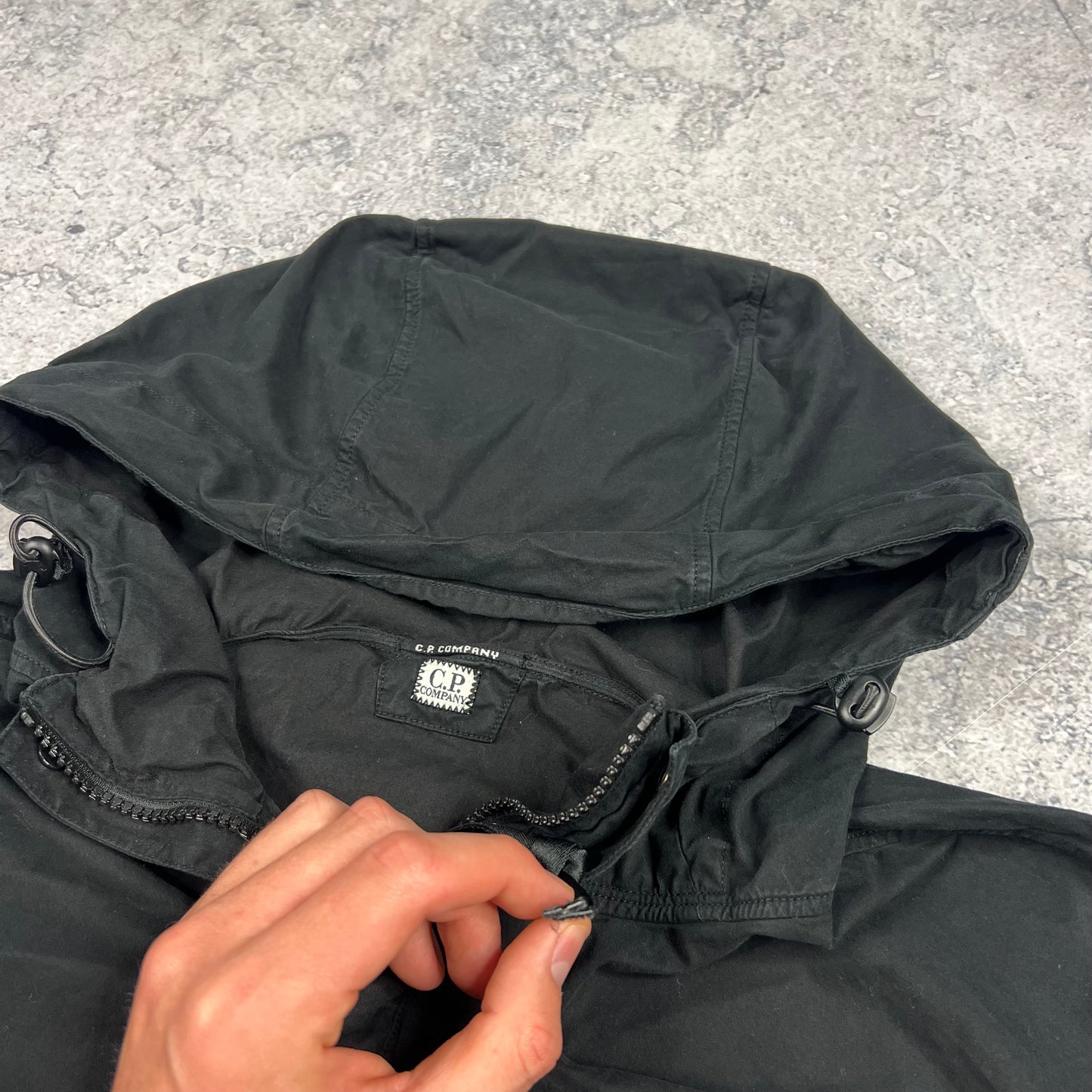 CP Company Black Gabardine Smock Large 23.25”