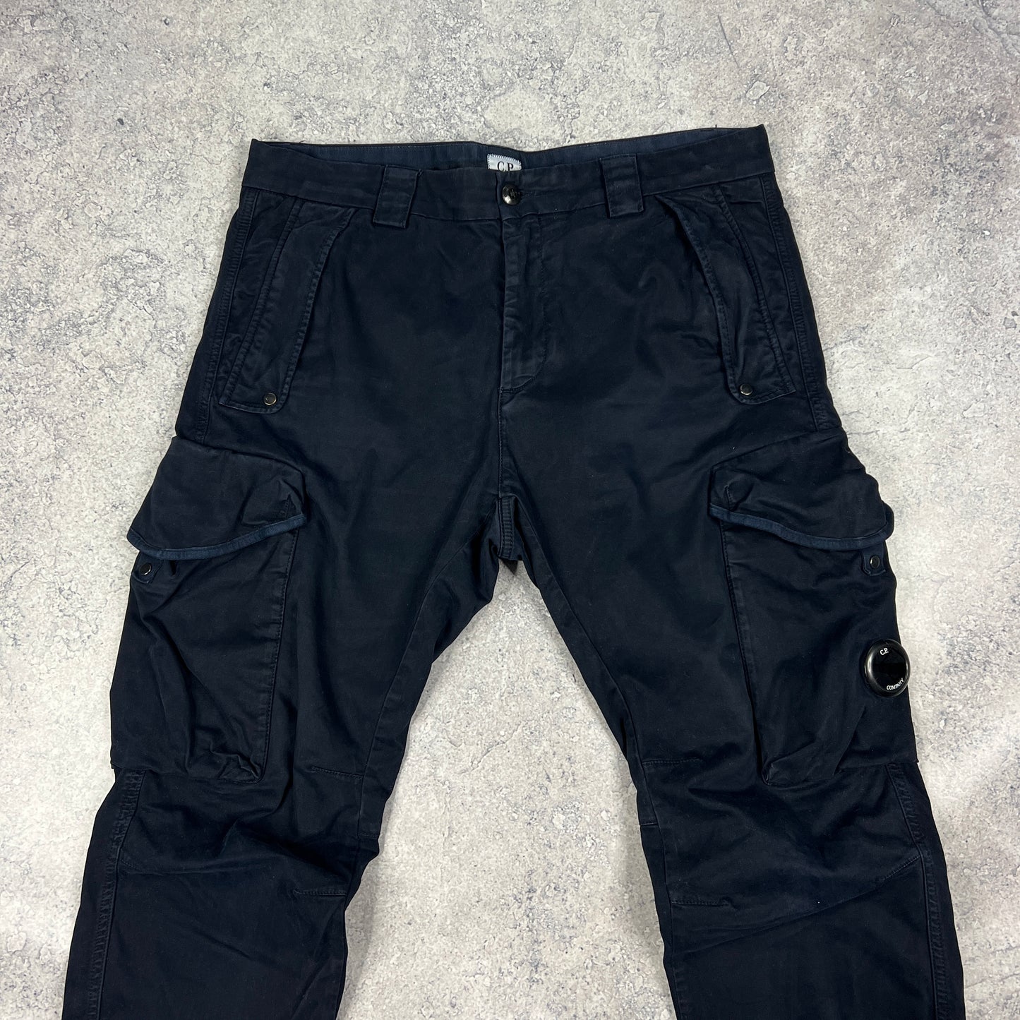 CP Company Navy Lens Cargo Trousers Size 50- W34-35”