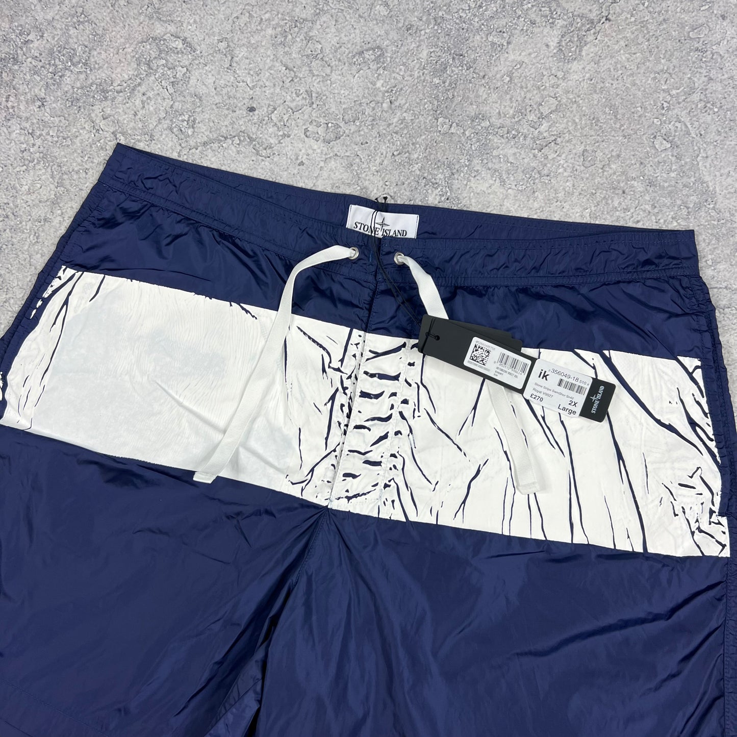 Stone Island Navy Marina Nylon Swimshorts XXL 38-40” BNWT