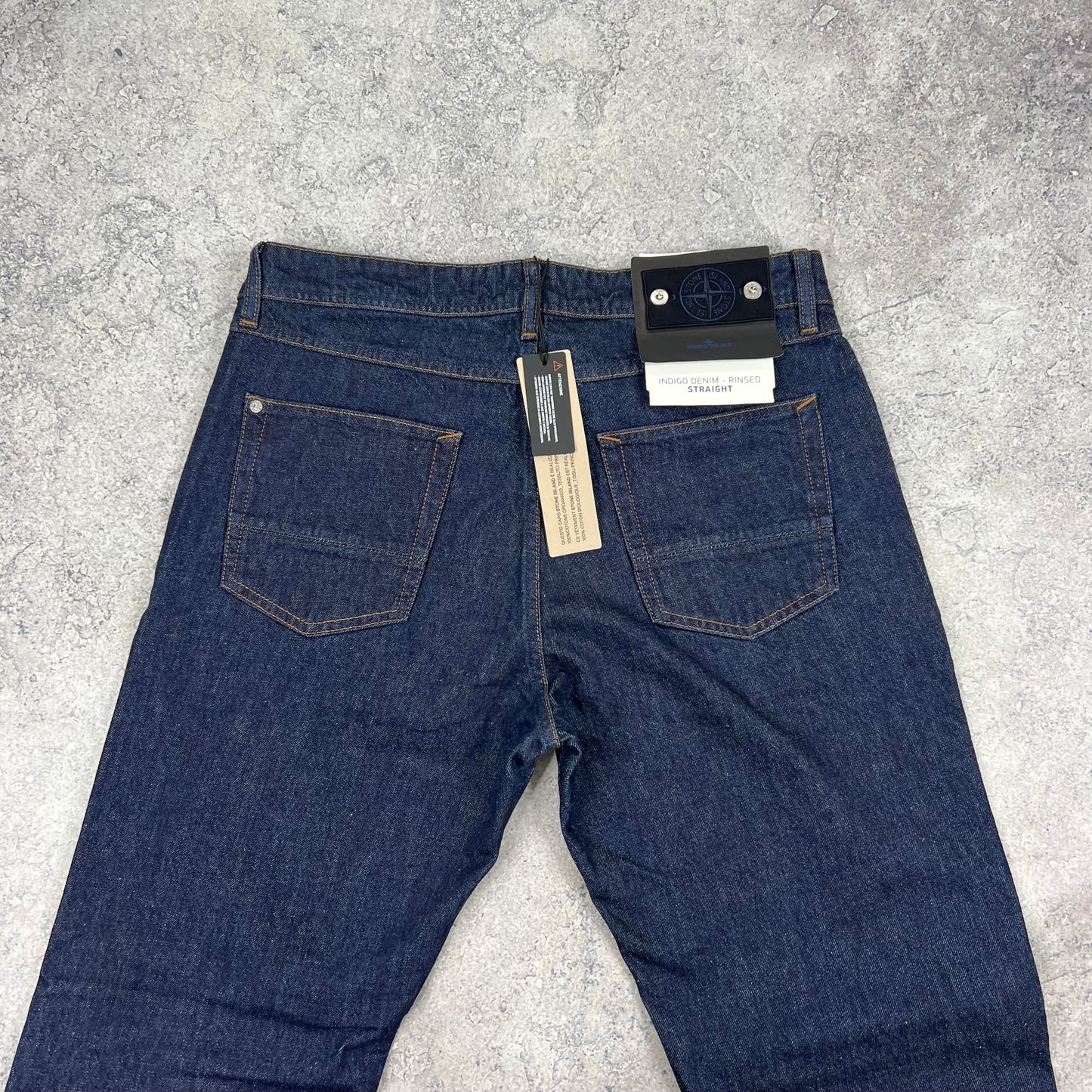 Stone Island Blue Denim Straight Jeans BNWT