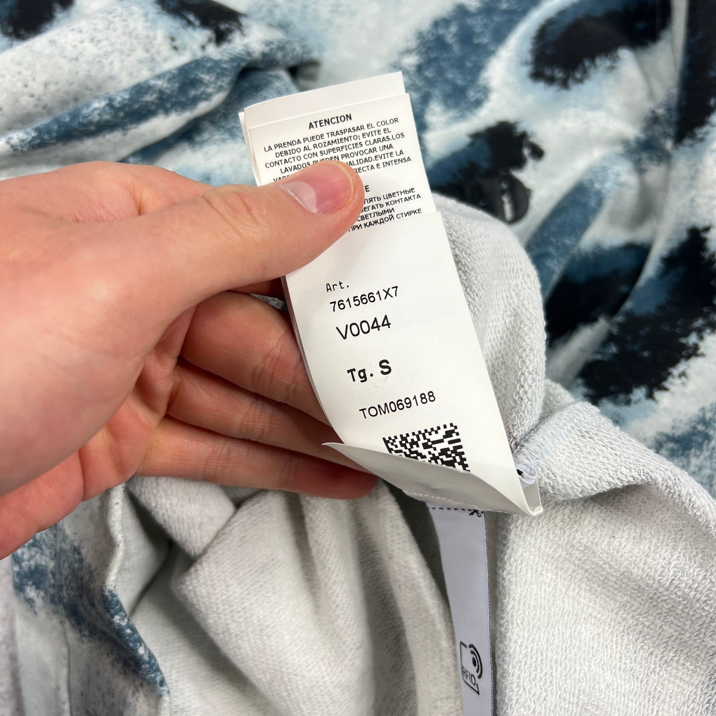 Stone Island Marina Reef Camo Sweatshirt Small 21.5”