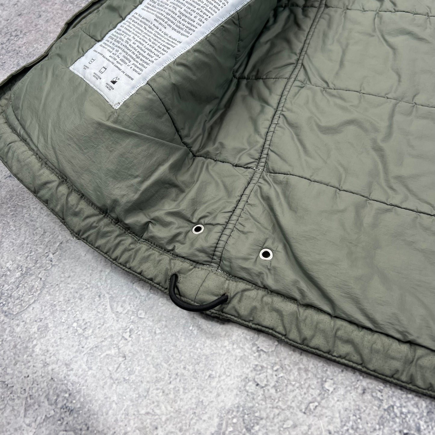 Stone Island Khaki Naslan Primaloft Jacket Medium 22.75”