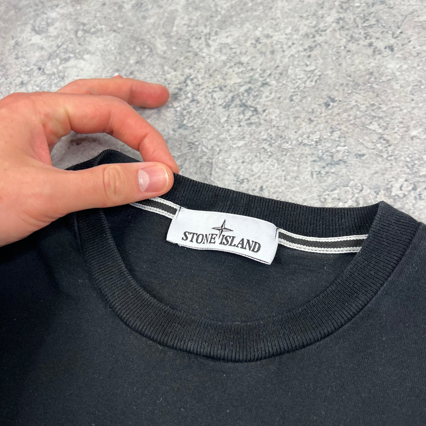 Stone Island Black Archivio T-Shirt Medium 20”