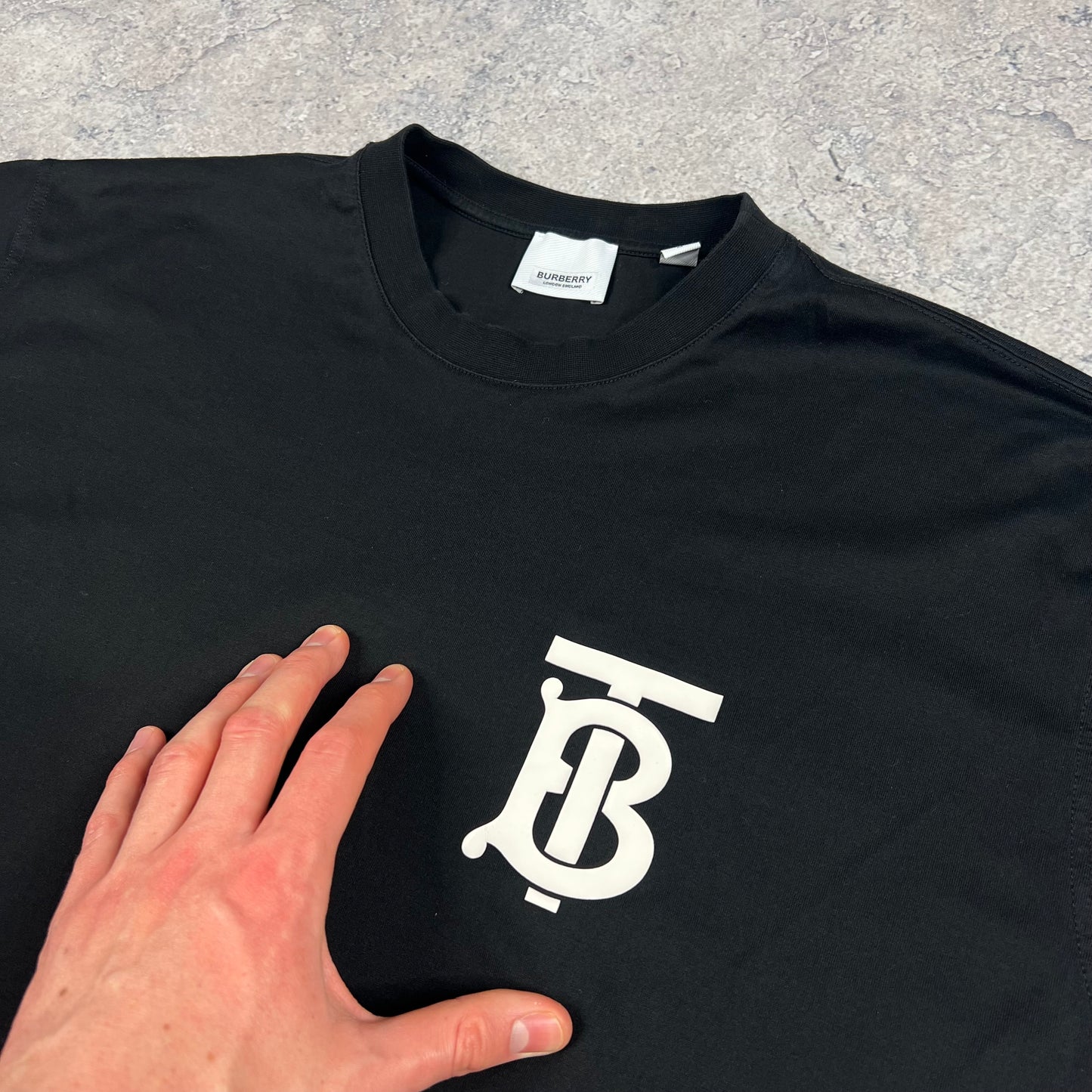Burberry Logo T-Shirt Medium (Oversized) 23.75”