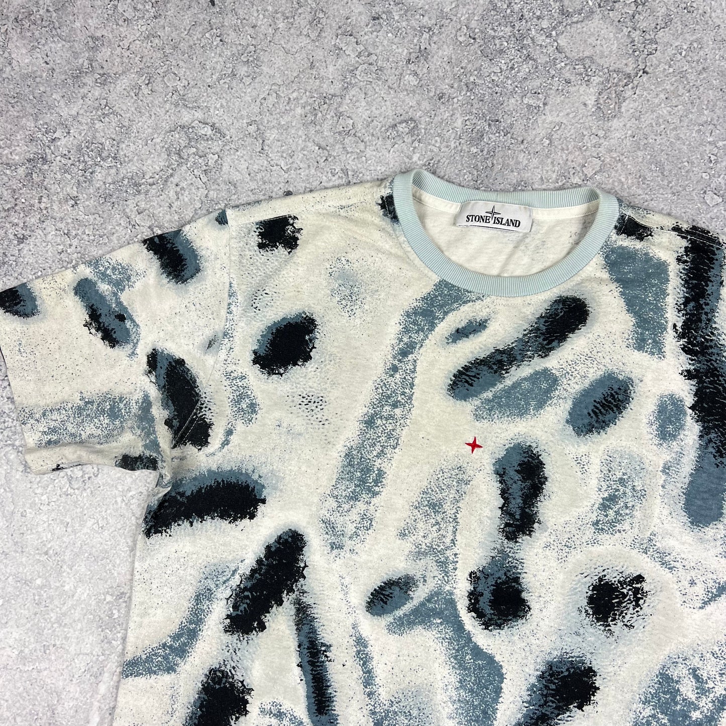 Stone Island Marina Reef Camo T-Shirt Medium 21.75”