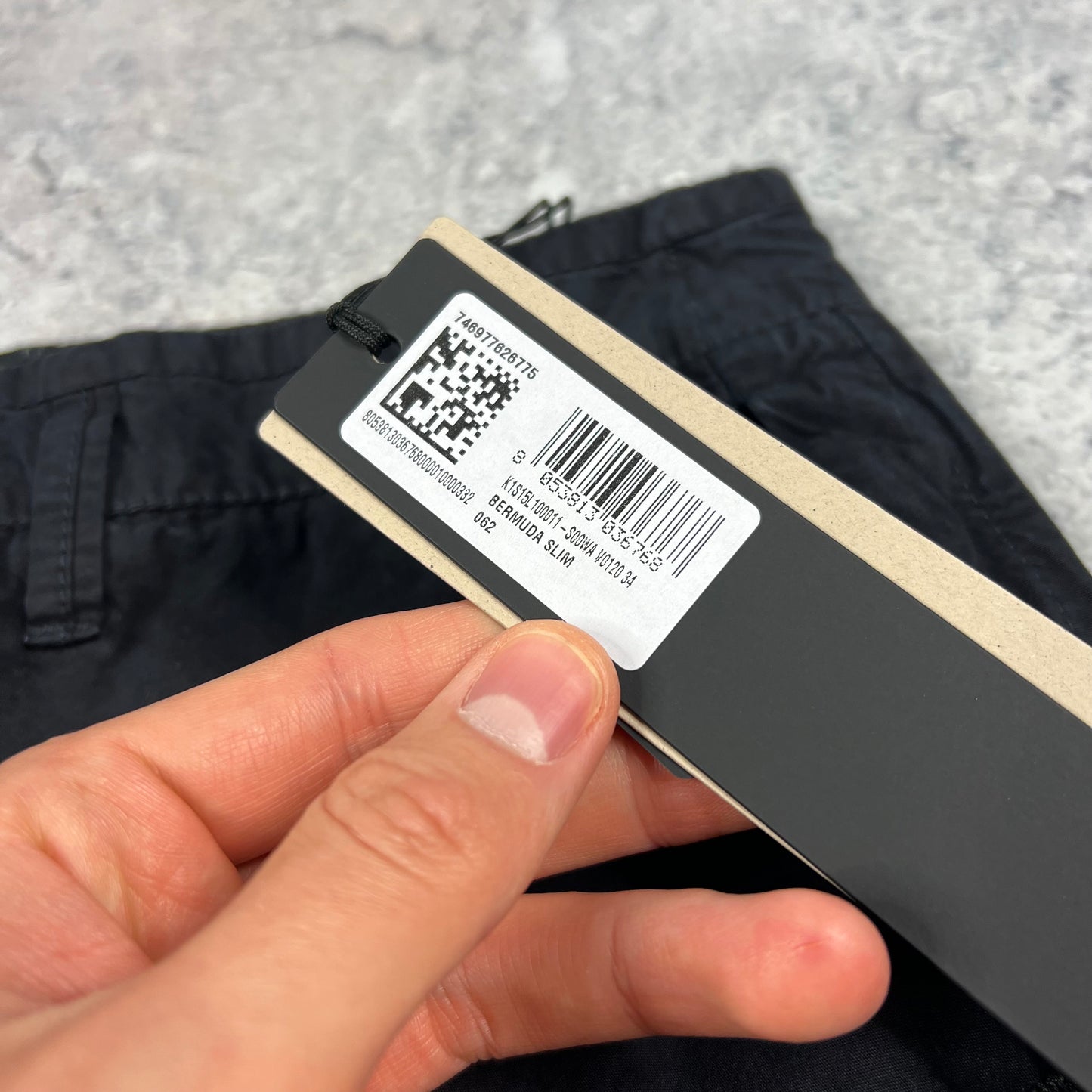 Stone Island Navy Garment Dyed Cargo Shorts W32” BNWT