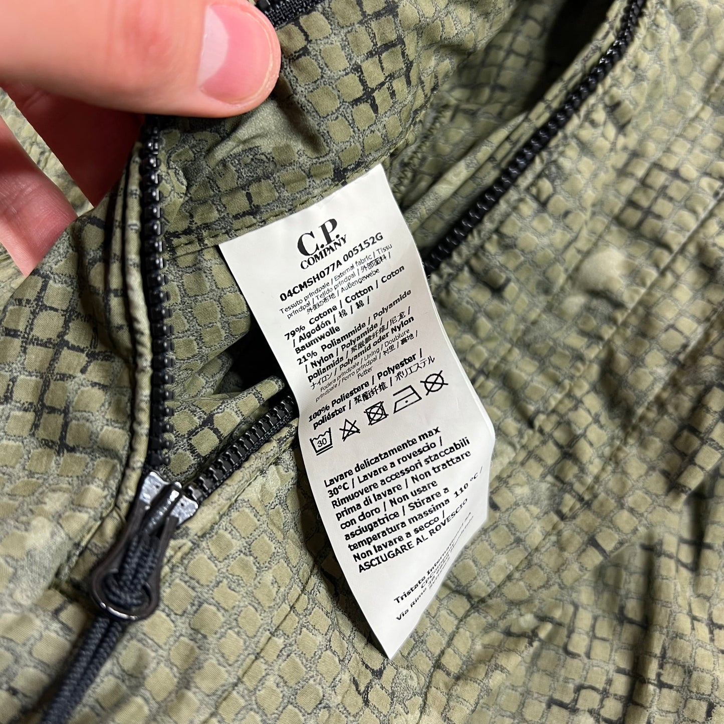 CP Company Digital Camo Overshirt Medium 20.75”