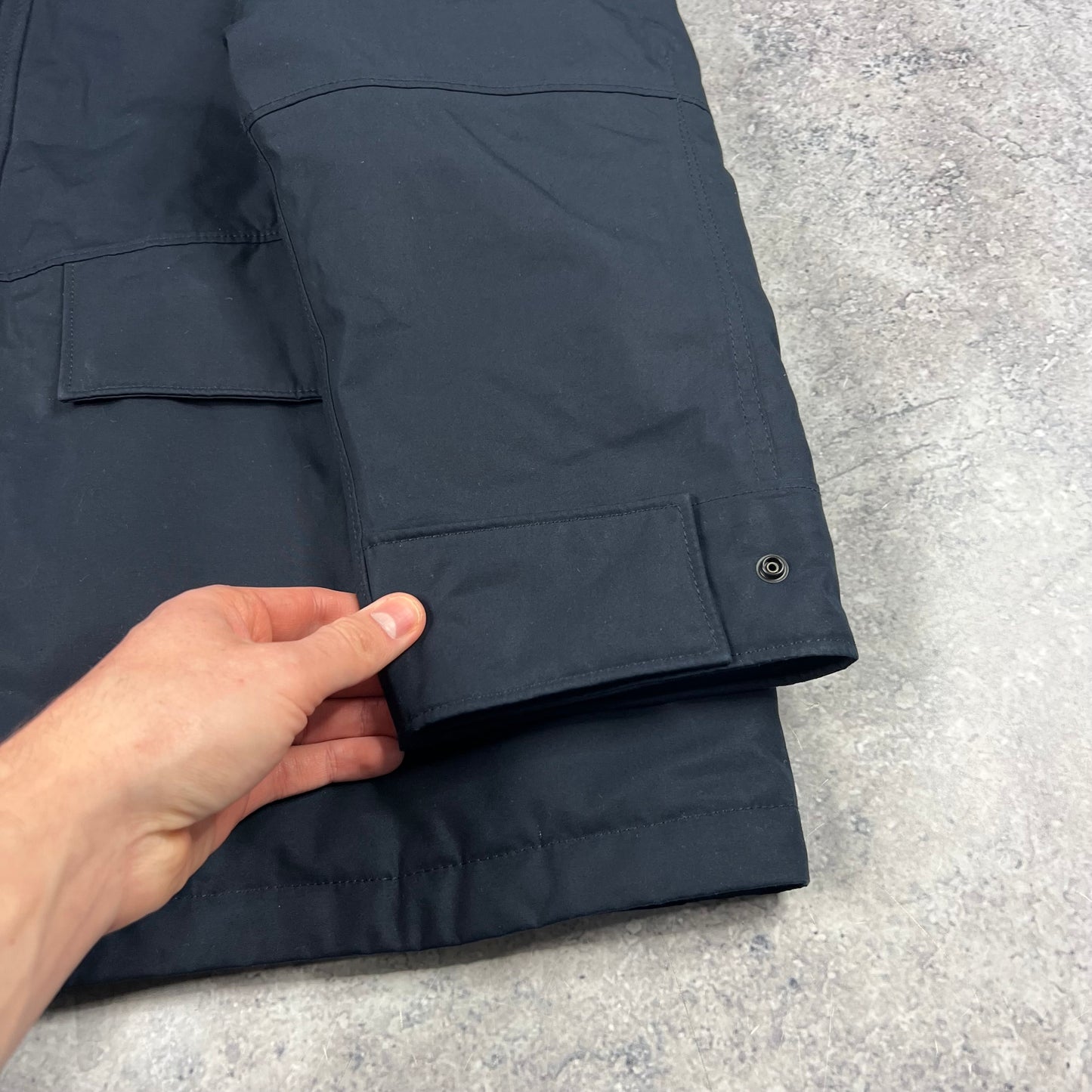 Stone Island Navy Ghost O-Ventile Primaloft Jacket XL 26” BNWT