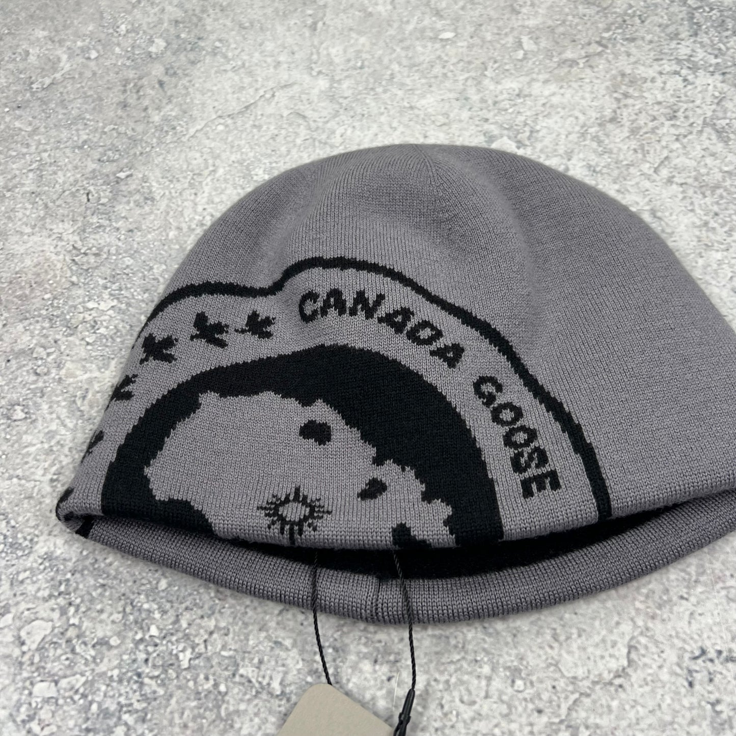 Canada Goose Grey/Black Beanie BNWT