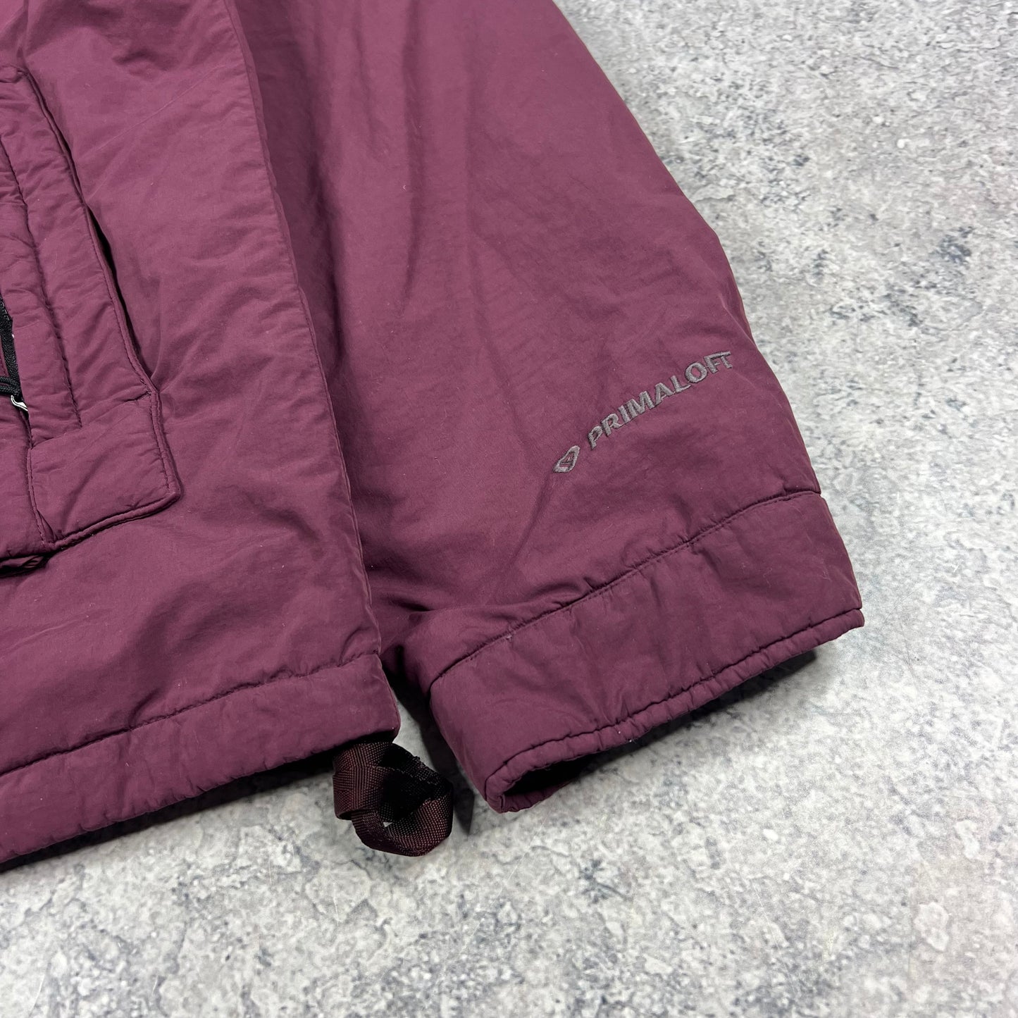 CP Company Burgundy Flatt Nylon Primaloft Jacket Large 23.5” BNWT