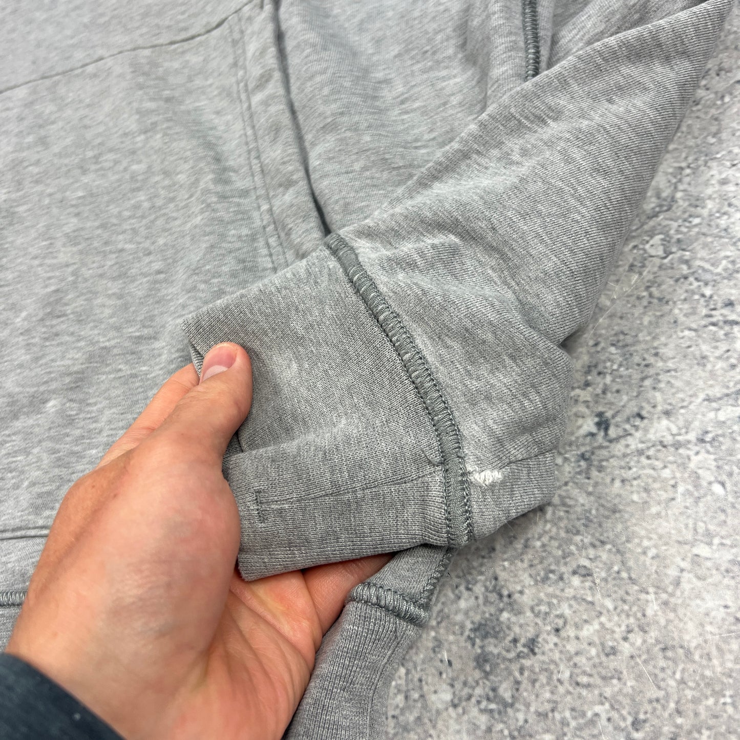 Stone Island Grey Pullover Hoodie XL 26”