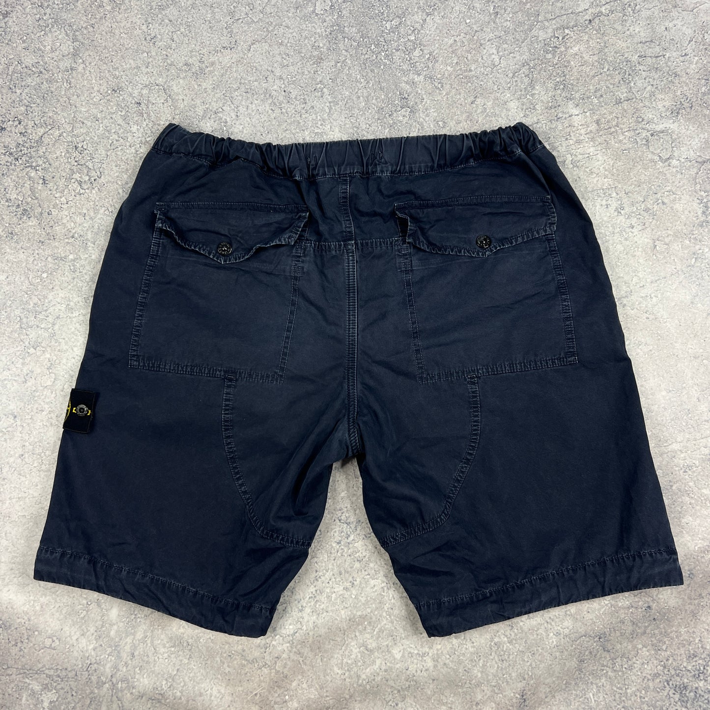 Stone Island Navy Cargo Shorts W36”