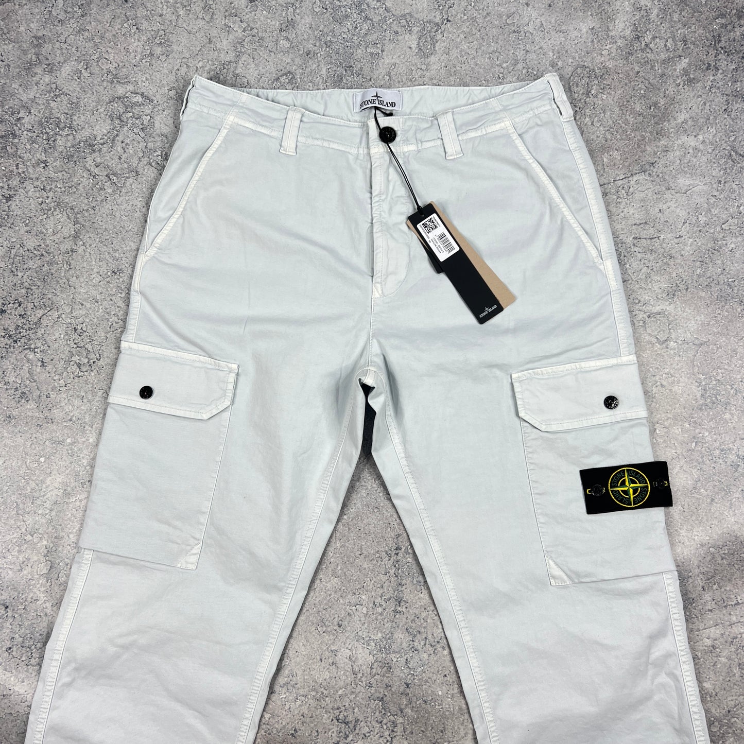 Stone Island Ice Blue Cargo Trousers W33-34” BNWT