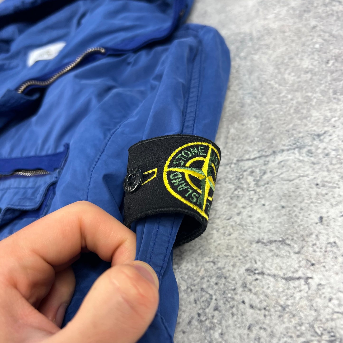 Stone Island Blue David Light TC Jacket XL 23”