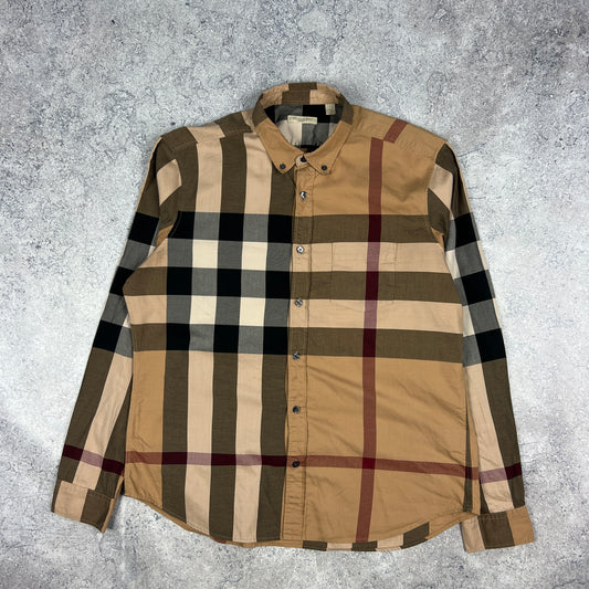 Burberry Novacheck Shirt XL 24”