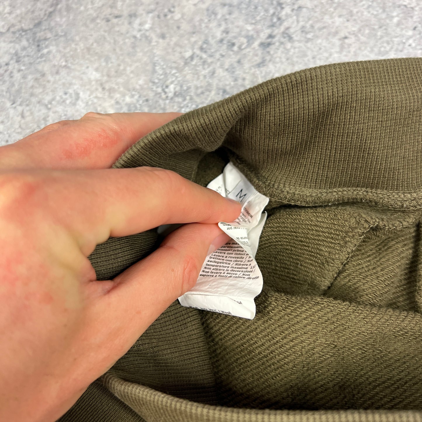 CP Company Khaki Lens Joggers Medium W32-34”