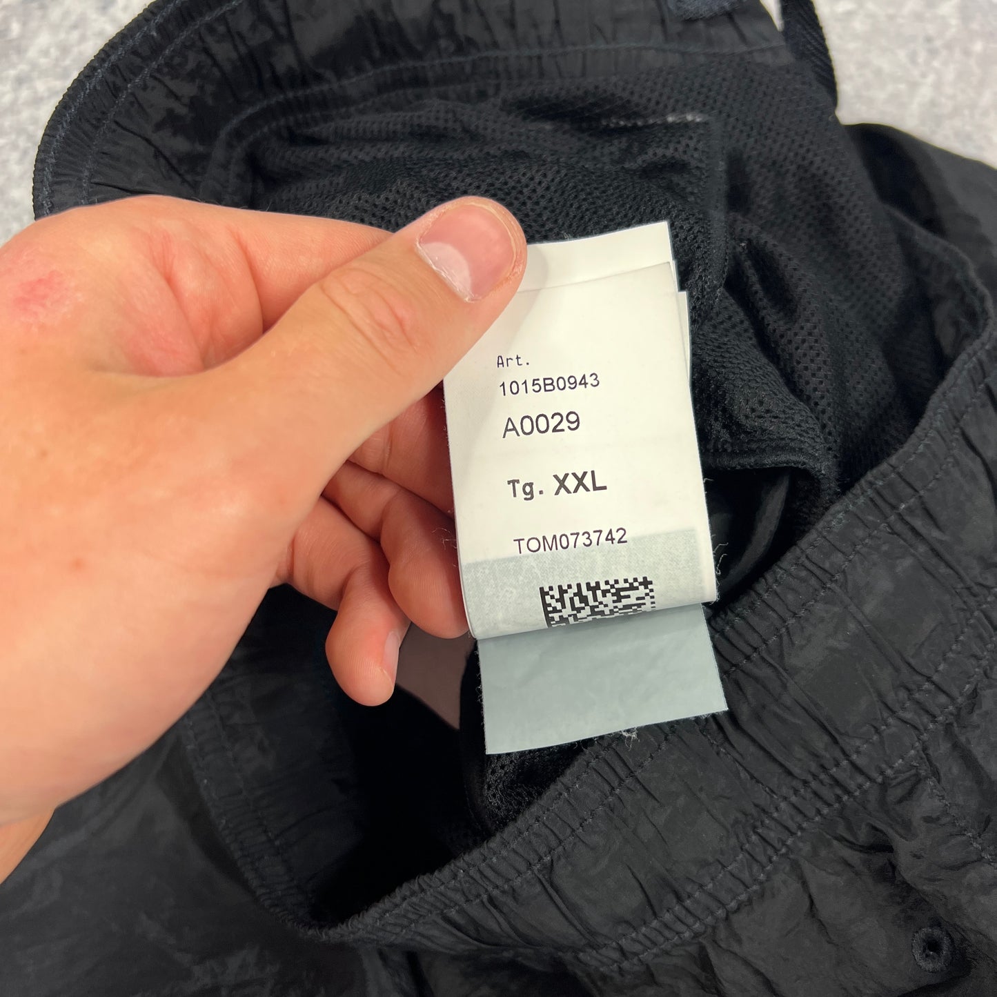 Stone Island Black Nylon Metal Swimshorts XXL W36-38