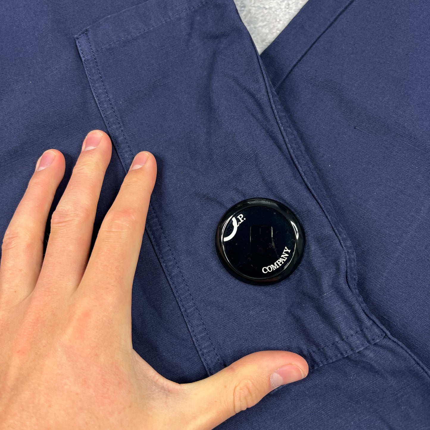 CP Company Blue Lens Cargo Trousers W30”