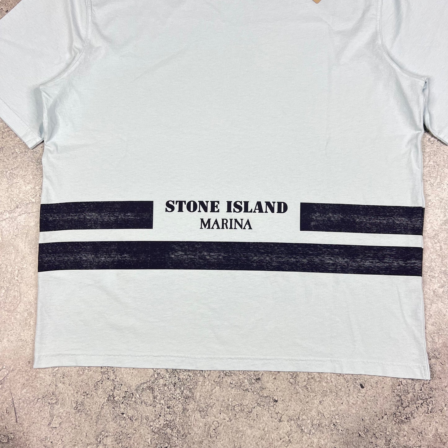Stone Island Marina Light Blue T-Shirt Large 24.5” BNWT